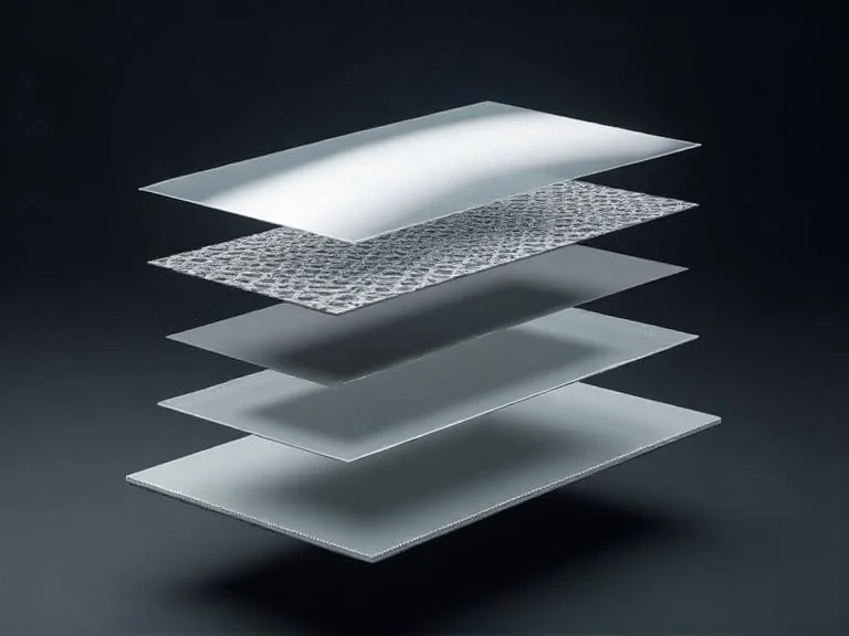 Exploded diagram showing the layers of paint protection film